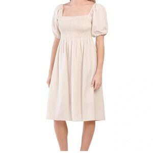 All 7 mankind puff sleeve dress